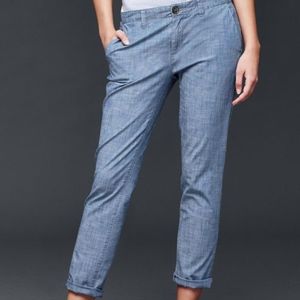 GAP Girlfriend Chinos in Chambray